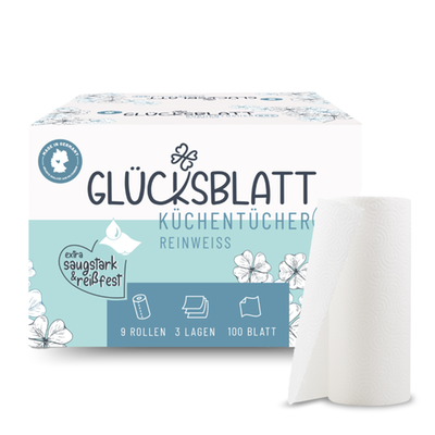 Glücksblatt Küchentücher Box