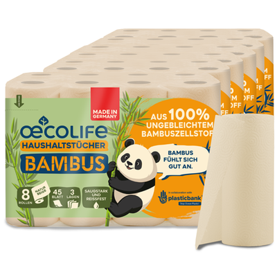 oecolife Küchentücher Bambus