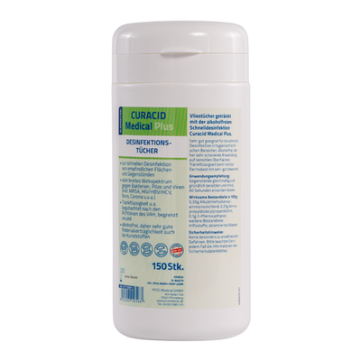 Curacid Medical Plus Desinfektionstücher in der Dose