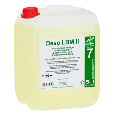 Assindia Deso LBM II Desinfektionsreiniger 5 Liter Kanister
