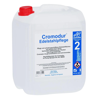 Assindia Cromodur Edelstahlpflege 5 Liter Kanister