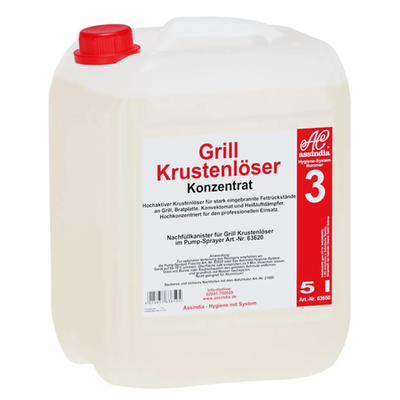 Assindia Grillreiniger bei Eingebranntem und Fett 5 Liter Kanister