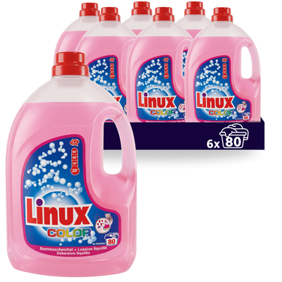 Linux Colorwaschmittel 6x3 Liter Flasche